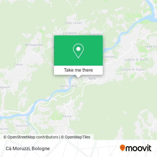 Cà Moruzzi map