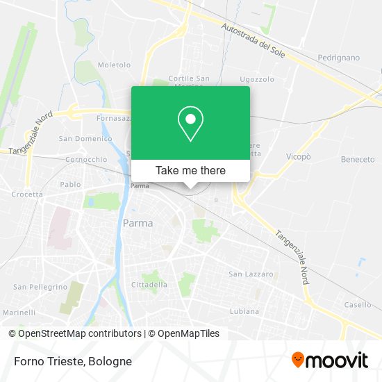 Forno Trieste map