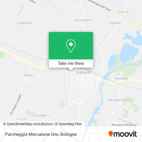 Parcheggio Mercatone Uno map