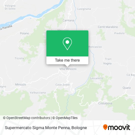 Supermercato Sigma Monte Penna map