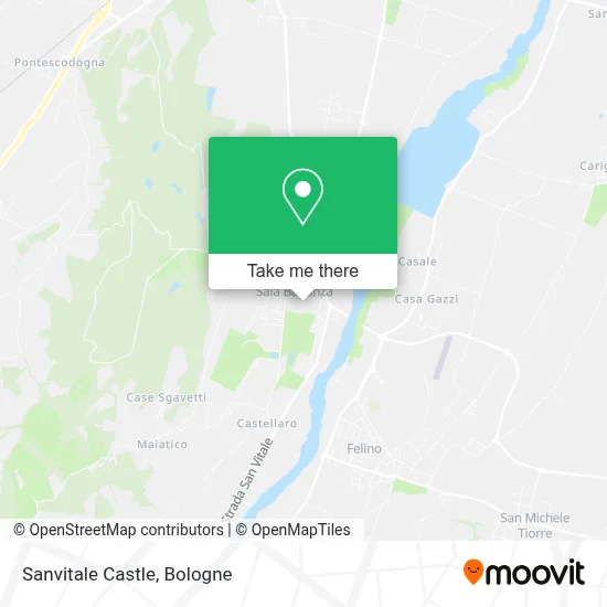 Sanvitale Castle map