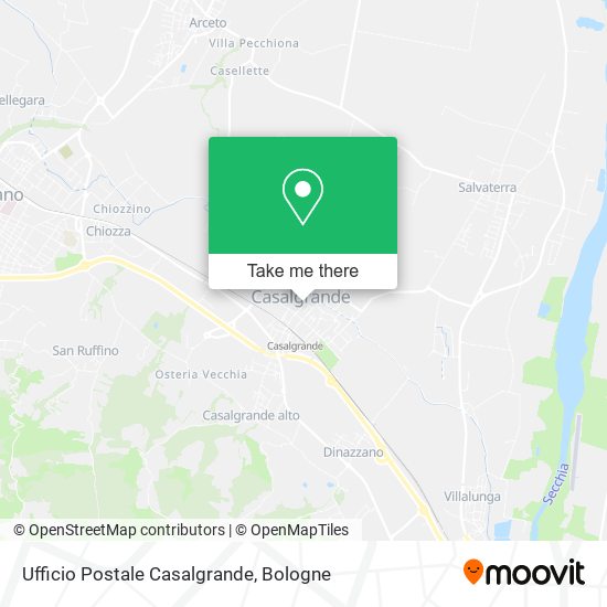Ufficio Postale Casalgrande map