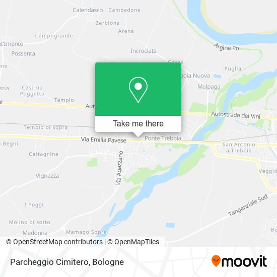 Parcheggio Cimitero map