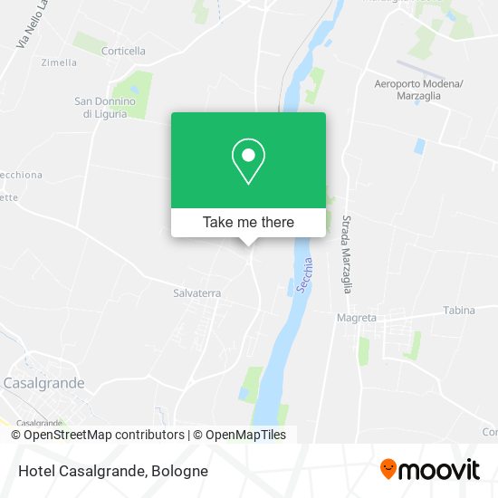 Hotel Casalgrande map