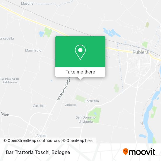 Bar Trattoria Toschi map
