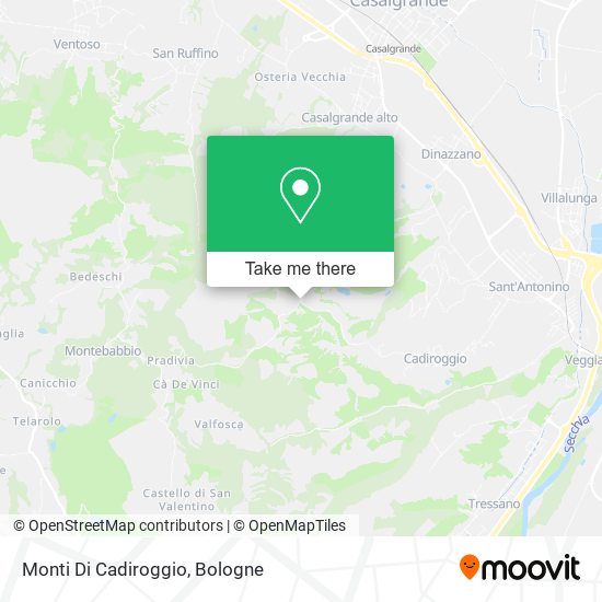 Monti Di Cadiroggio map