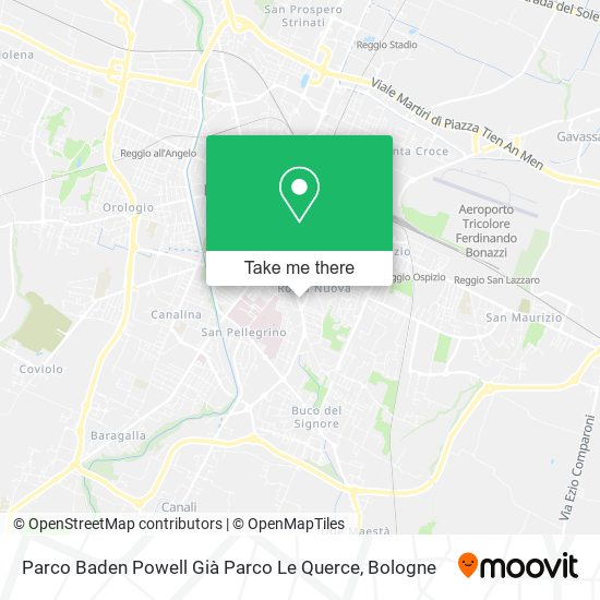 Parco Baden Powell Già Parco Le Querce map
