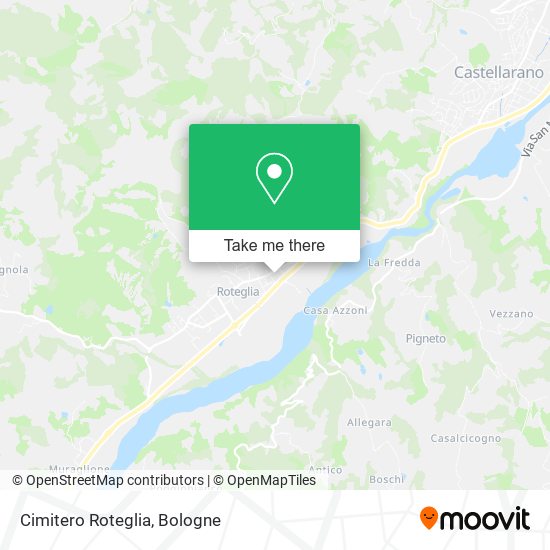 Cimitero Roteglia map