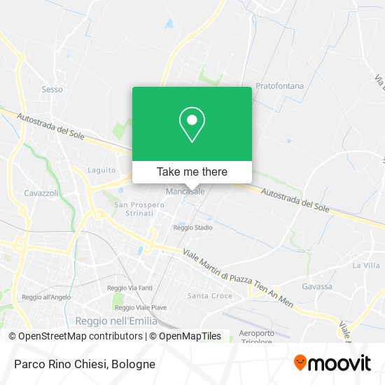 Parco Rino Chiesi map
