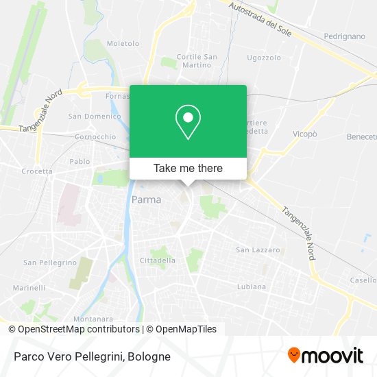 Parco Vero Pellegrini map