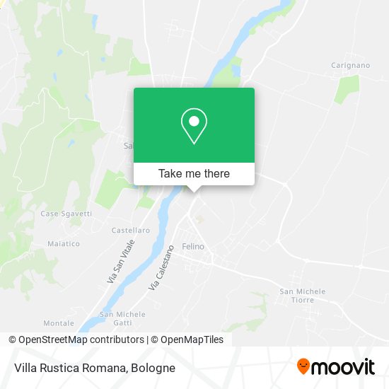 Villa Rustica Romana map