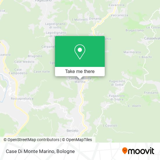 Case Di Monte Marino map
