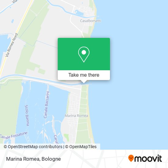 Marina Romea map