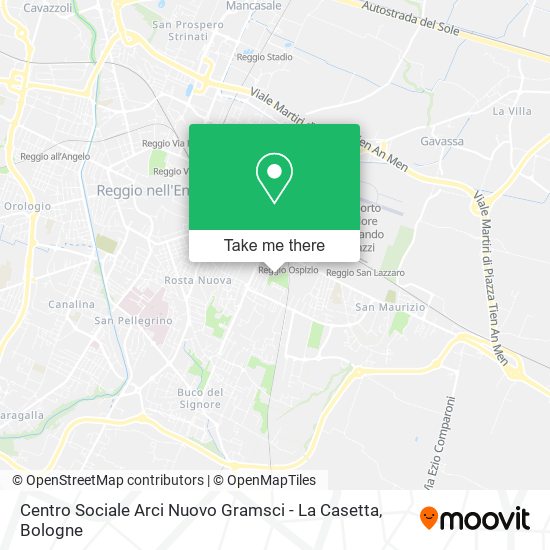 Centro Sociale Arci Nuovo Gramsci - La Casetta map