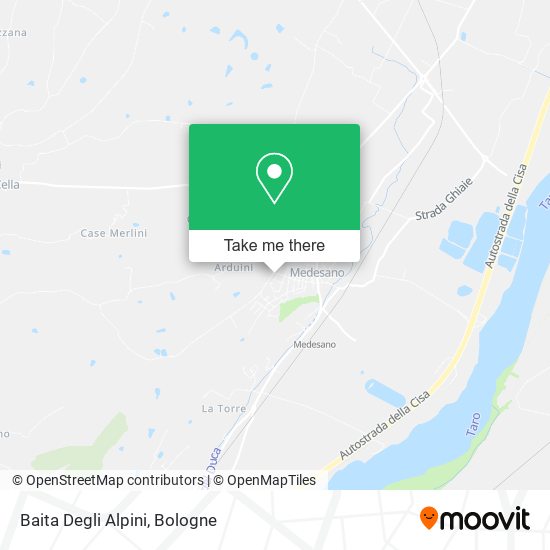 Baita Degli Alpini map