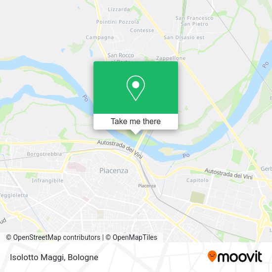 Isolotto Maggi map