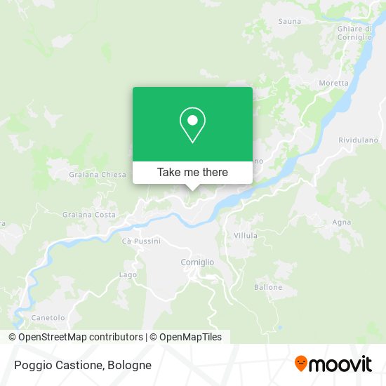 Poggio Castione map