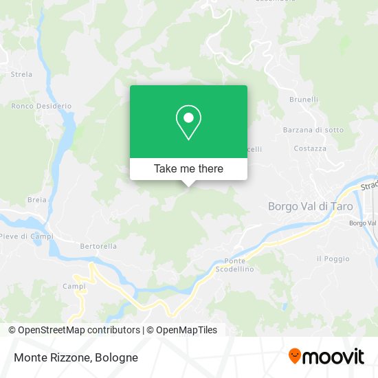 Monte Rizzone map