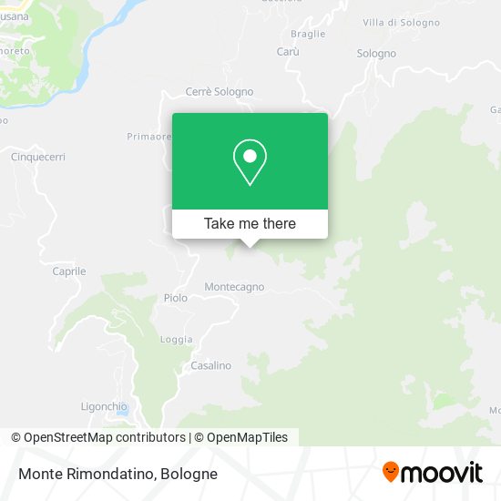 Monte Rimondatino map