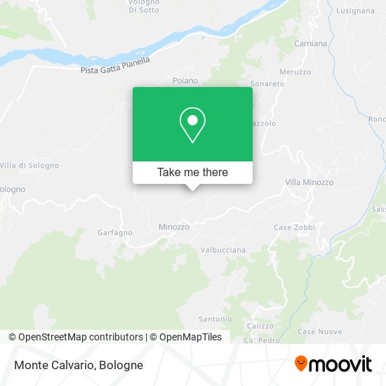 Monte Calvario map