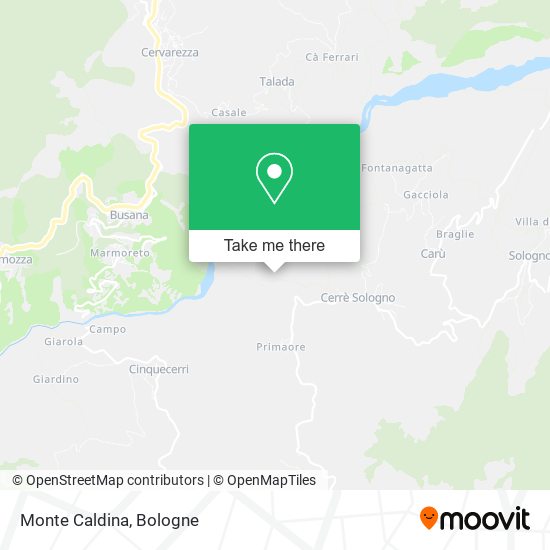 Monte Caldina map
