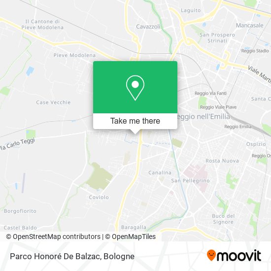 Parco Honoré De Balzac map