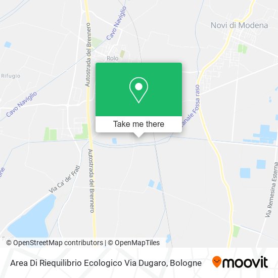 Area Di Riequilibrio Ecologico Via Dugaro map