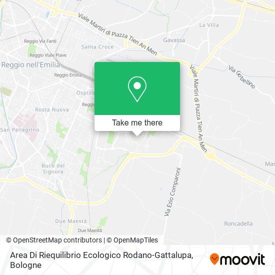 Area Di Riequilibrio Ecologico Rodano-Gattalupa map