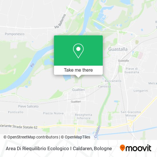 Area Di Riequilibrio Ecologico I Caldaren map