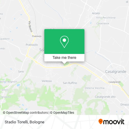 Stadio Torelli map