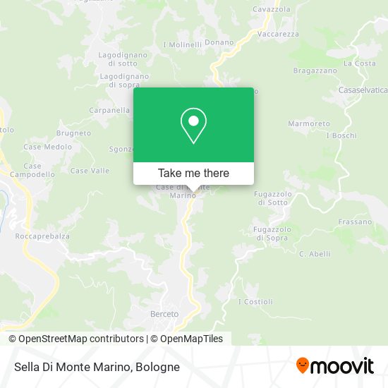 Sella Di Monte Marino map