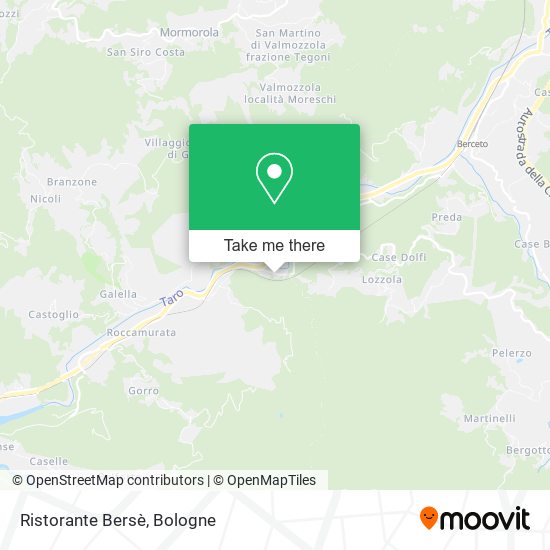Ristorante Bersè map