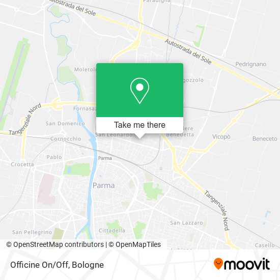 Officine On/Off map