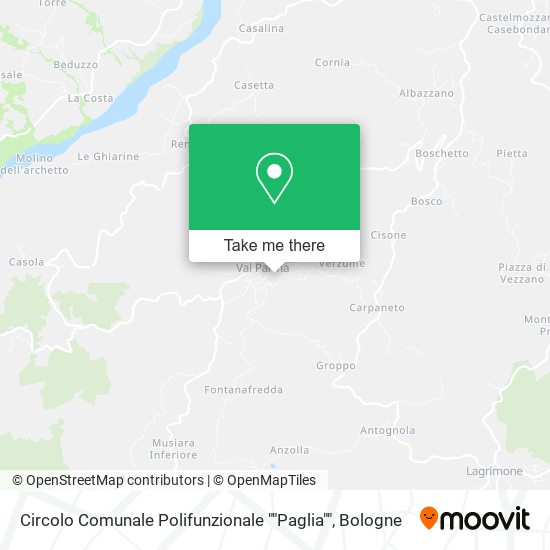 Circolo Comunale Polifunzionale ""Paglia"" map