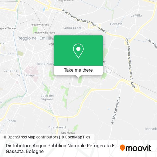 Distributore Acqua Pubblica Naturale Refrigerata E Gassata map