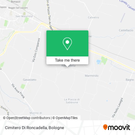 Cimitero Di Roncadella map