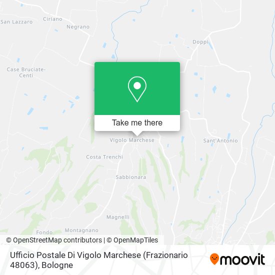 Ufficio Postale Di Vigolo Marchese (Frazionario 48063) map