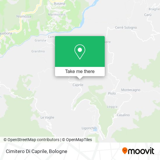 Cimitero Di Caprile map