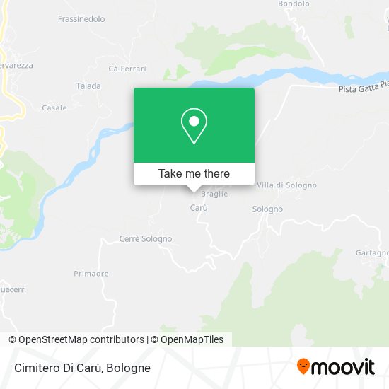 Cimitero Di Carù map