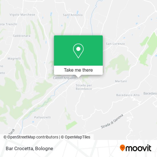 Bar Crocetta map