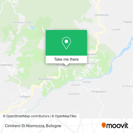 Cimitero Di Nismozza map