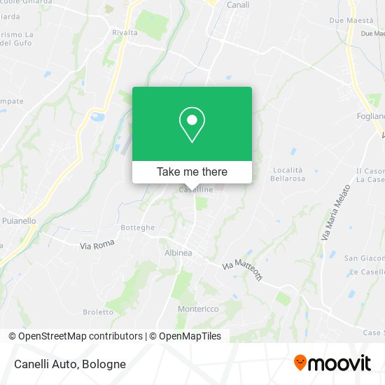 Canelli Auto map