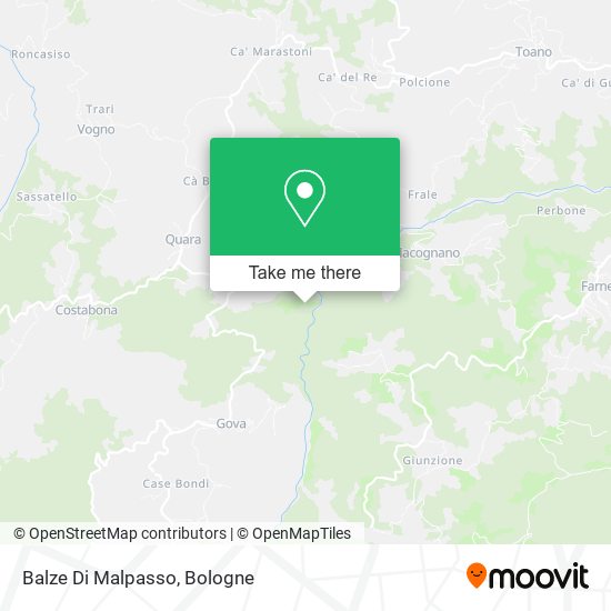 Balze Di Malpasso map