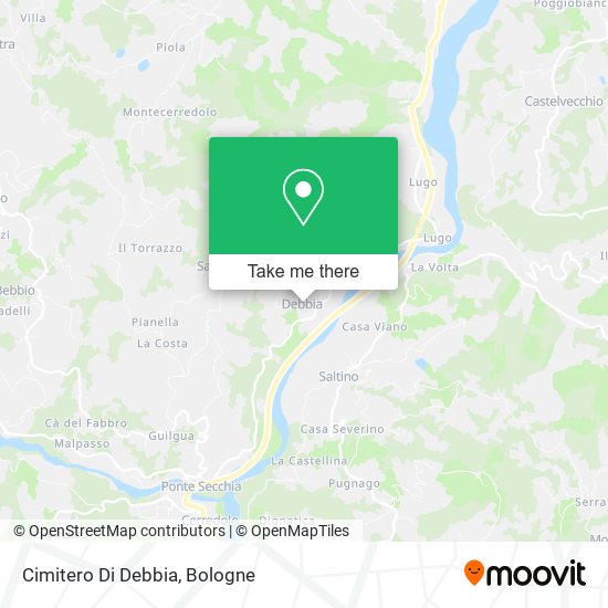 Cimitero Di Debbia map
