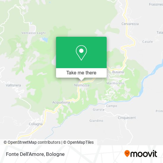 Fonte Dell'Amore map