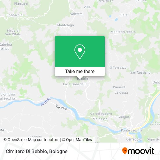 Cimitero Di Bebbio map