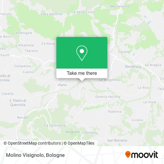 Molino Visignolo map