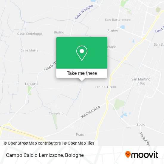 Campo Calcio Lemizzone map
