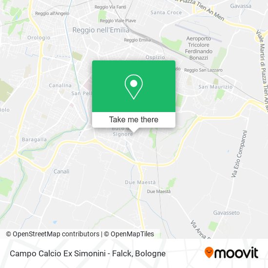 Campo Calcio Ex Simonini - Falck map