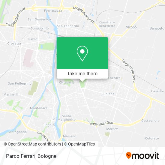 Parco Ferrari map